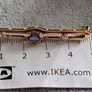Vintage 9ct gold amethyst brooch Image 8