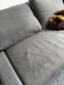 Free Grey Corner Sofa Bed with Chaise Collection Only