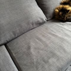 Free Grey Corner Sofa Bed with Chaise Collection Only