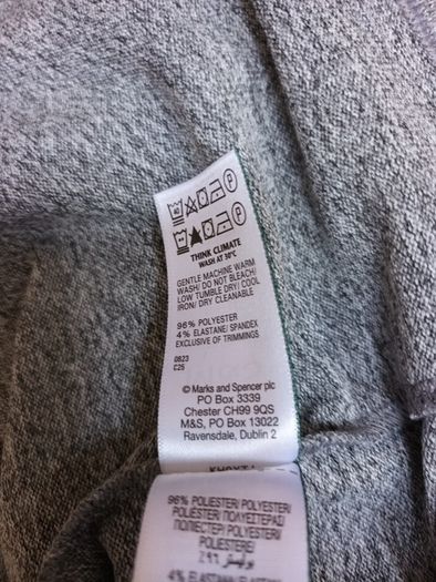 M&S  Dress With Side  Rushing.   S.16.  B.N.W.T.