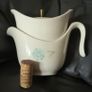 A vintage Taylor, Smith & Taylor "Ever Yours" Boutonniere pattern creamer and covered sugar bowl set Image 2