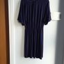 Oasis plain navy dress - XS Image 5