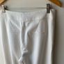 Paul Costelloe White Wide-Leg Tailored Trousers Image 6
