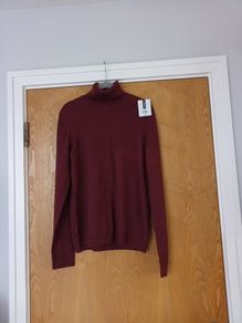 Topman Ladies Polo Burgundy  Jumper.  S. XS - 12.  B.N.W.T