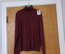 Topman Ladies Polo Burgundy  Jumper.  S. XS - 12.  B.N.W.T