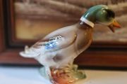 Vintage Ceramic Mallard Duck Figurine
