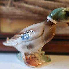 Vintage Ceramic Mallard Duck Figurine
