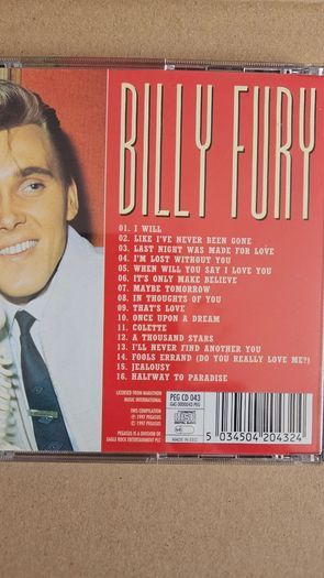 Billy Fury. Halfway To Paradise.