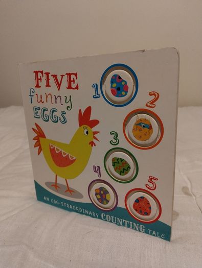 Five Funny Eggs Hardback Board Book