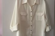 Boxy cream shirt