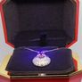Luxurious Polished LED Lighted Solid box for a chain with a pendant. With Anti-Tarnish Protection (Size - 7x7x6 cm) Image 4