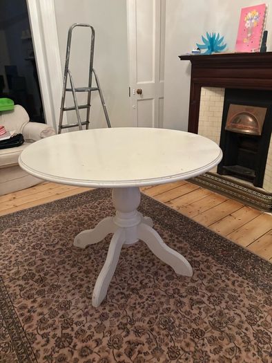 solid wood table