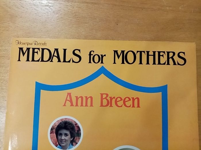 ANN BREEN. Medals For Mothers. Original 1986 Irish Pressing. LP. Vinyl. Record. Album.