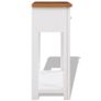 Console Table 83x30x73 cm Solid Oak Wood Image 3