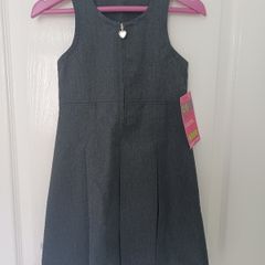 New Girls Pleated Pinafore Age 4