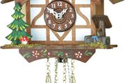 Black Forest Rocking Clock Kuckulino Quartz Movement 15cm