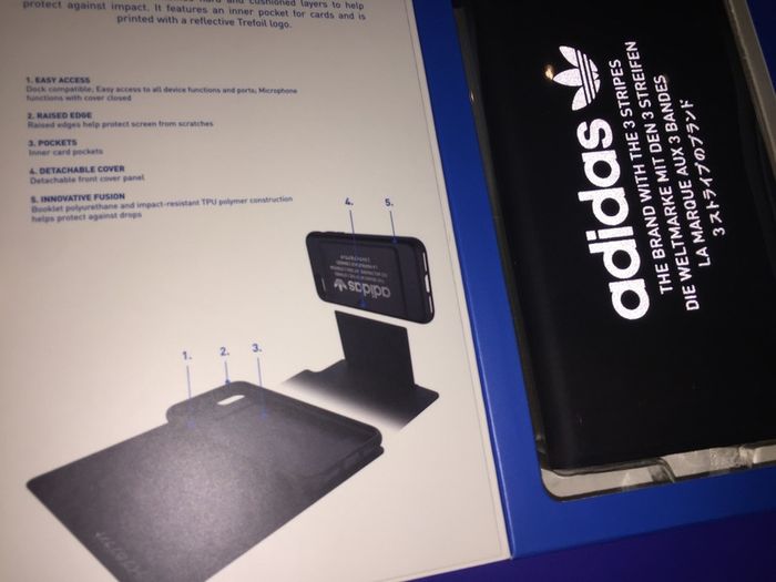 Apple iPhone 6 7 8 SE adidas original wallet case
