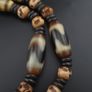 Antique Burmese Pumtek Pyu & Himalayan Tibetan Agate with Skull Shape Beads Necklace Image 8