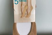 5 Pairs of Seamless Footies