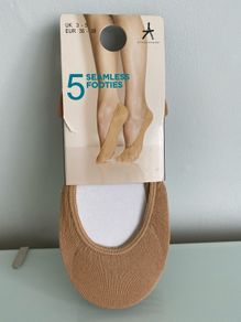 5 Pairs of Seamless Footies