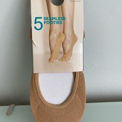 5 Pairs of Seamless Footies