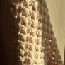 Hand Knit  Crochet Cream Shrug Image 5