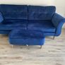 Couch and footstool Image 2