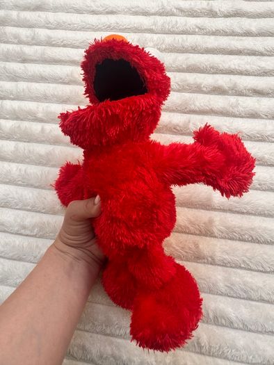 Elmo Sesame Street Hasbro Plush Doll Toy Talks 32443/32442 approx. 25 cm. 2010 Used Please see photos