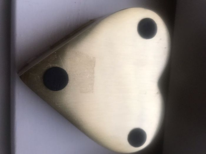 Brass Heart Shaped Trinket Box