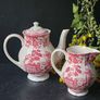 San Claudio Spain Ironstone " Empire" Coffee Pot and Milk Jug Image 2