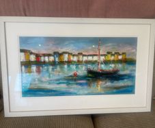 Original Framed Artwork by Galway Artist 'Pixi' (Mary Cahalan Lee)