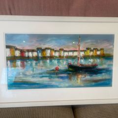 Original Framed Artwork by Galway Artist 'Pixi' (Mary Cahalan Lee)