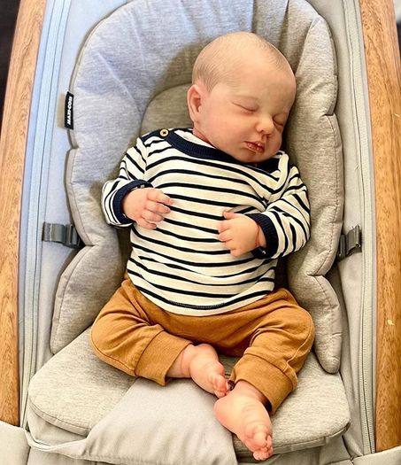 Reborn Dolls 20 Inch LouLou Reborn Baby Lifelike Newborn Baby Doll Real Looking Weighted Real Lifelike Doll Best Birthday Gift Age 3 (FREE POSTAGE)