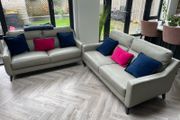Italian leather 3 Seater Couch