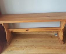 Wooden bench