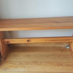 Wooden bench