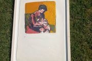 Brian Bourke, 'Mother and Child' Lithograph