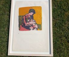 Brian Bourke, 'Mother and Child' Lithograph