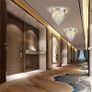 Crystal Chandeliers Lighting, K9 Chandelier Crystals Ceiling Lights, 300mm, Bead Lampshade with Clear Acrylic Jewel Droplets, Flush Mount LED Ceiling Light for Dining Room Bedroom Livingroom (FREE POSTAGE) Image 4