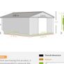 13 x 11ft Metal Shed Large Image 4