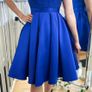 Royal Blue Confirmation Dress / Girls Occasion Dress & Free Blue Ribbon Laces Image 3