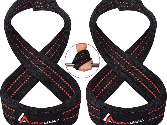Figure 8 Weightlifting Straps (Pair)