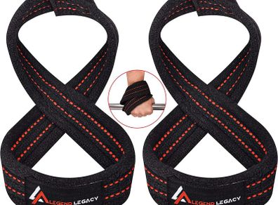 Figure 8 Weightlifting Straps (Pair)