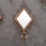 Mid Century Mirror Backed Candle Sconces x 5 Image 2