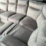 Grey corner recliner sofa Image 8