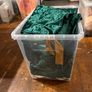 Green, Autumn & Natural-Tone Fabric and Ribbon Lot Image 3