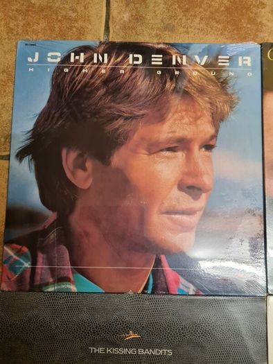 6 X Vinyl Records Bundle Madonna Kenny Rogers John Denver  Kissing Bandits Orleans Brand New