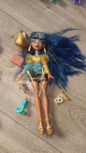Monster high house with 5 dolls and all accessories