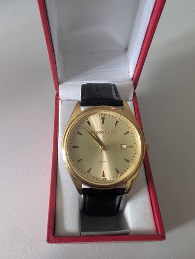 Mens Watch Diamond and Co gold colour