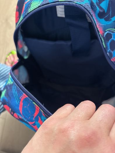 Smiggle football school and lunch bag